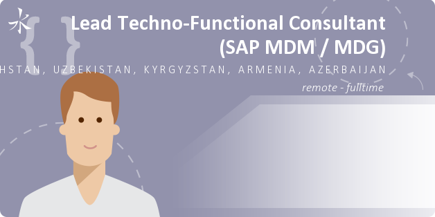 Lead Techno-Functional Consultant (SAP MDM / MDG)