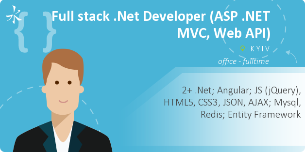 Full stack .Net Developer (ASP .NET MVC, Web API)