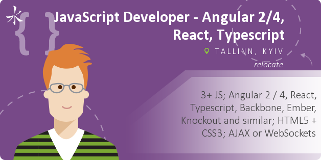 JavaScript Developer - Angular 2/4, React, Typescript