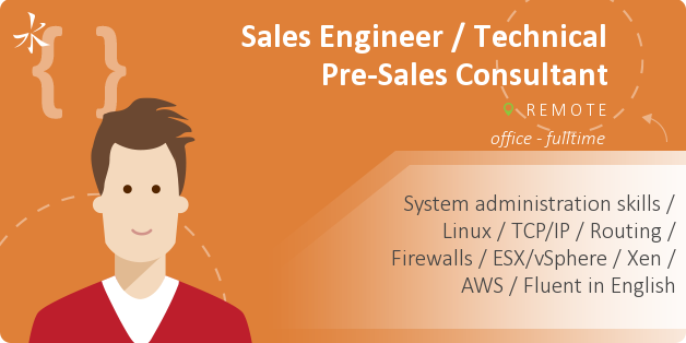 Sales Engineer / Technical Pre-Sales Consultant