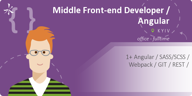 Middle Front-end Developer / Angular
