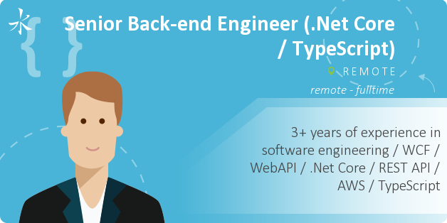 Senior Back-end Engineer (.Net Core / TypeScript)