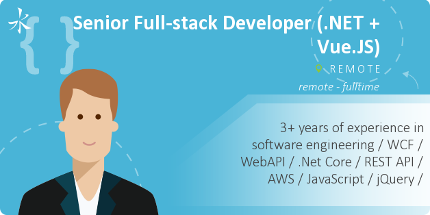 Senior Full-stack Developer (.NET + Vue.JS)