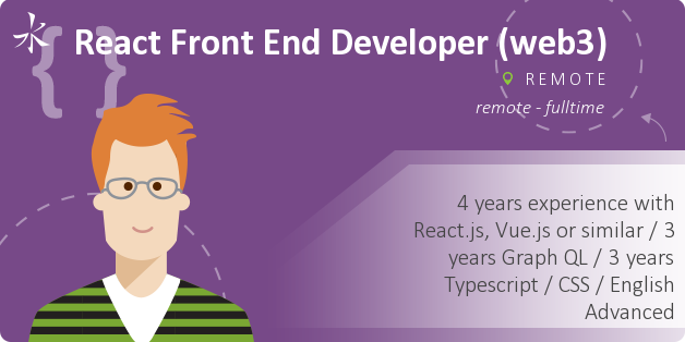 React Front End Developer (web3)