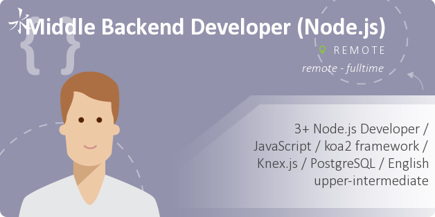 Middle Backend Developer (Node.js)