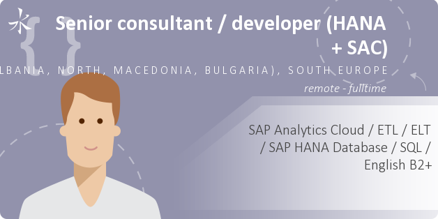 Senior consultant / developer (HANA + SAC)